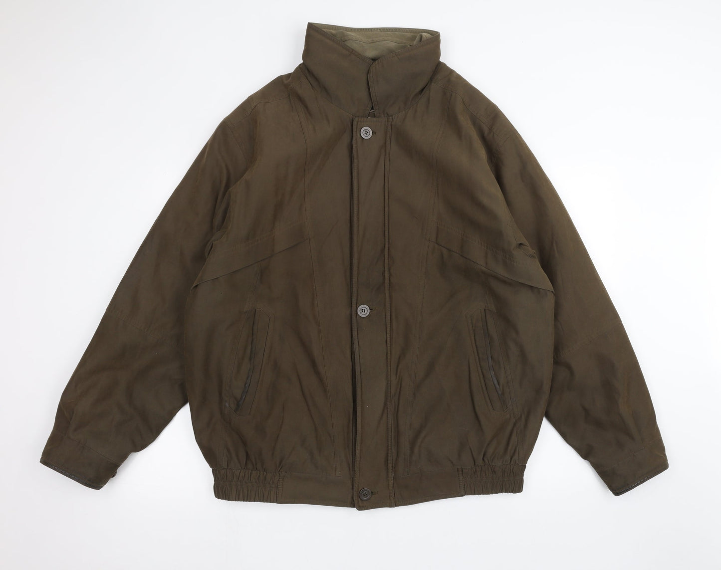 Mens UK Size L EWM Brown Pea Coat