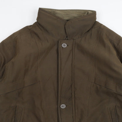 Mens UK Size L EWM Brown Pea Coat
