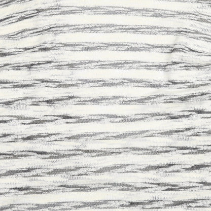 Atmosphere Womens White Striped  Cardigan Jumper Size L