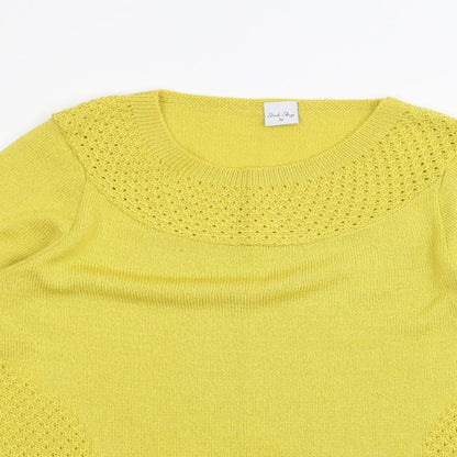Stack shop Womens Yellow   Pullover Jumper Size M