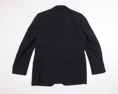 Mens UK Size 42 Preworn Regular Black Suit Jacket