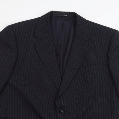 Mens UK Size 42 Preworn Regular Black Suit Jacket