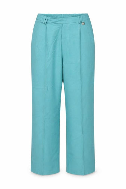 Womens UK Size 10 Marks and Spencer Regular Fit  Blue Trousers
