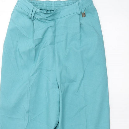 Womens UK Size 10 Marks and Spencer Regular Fit  Blue Trousers