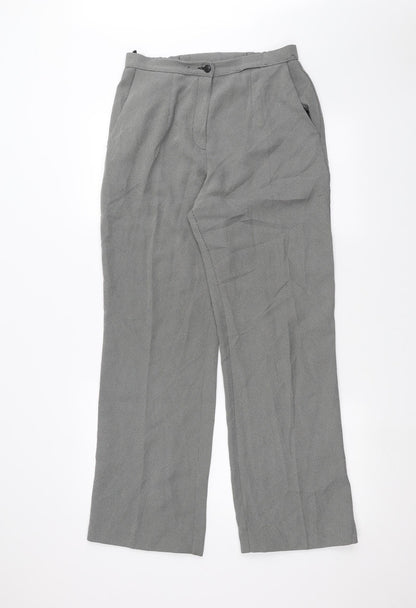 Womens UK Size 12 Marks and Spencer Regular Fit  Black Trousers