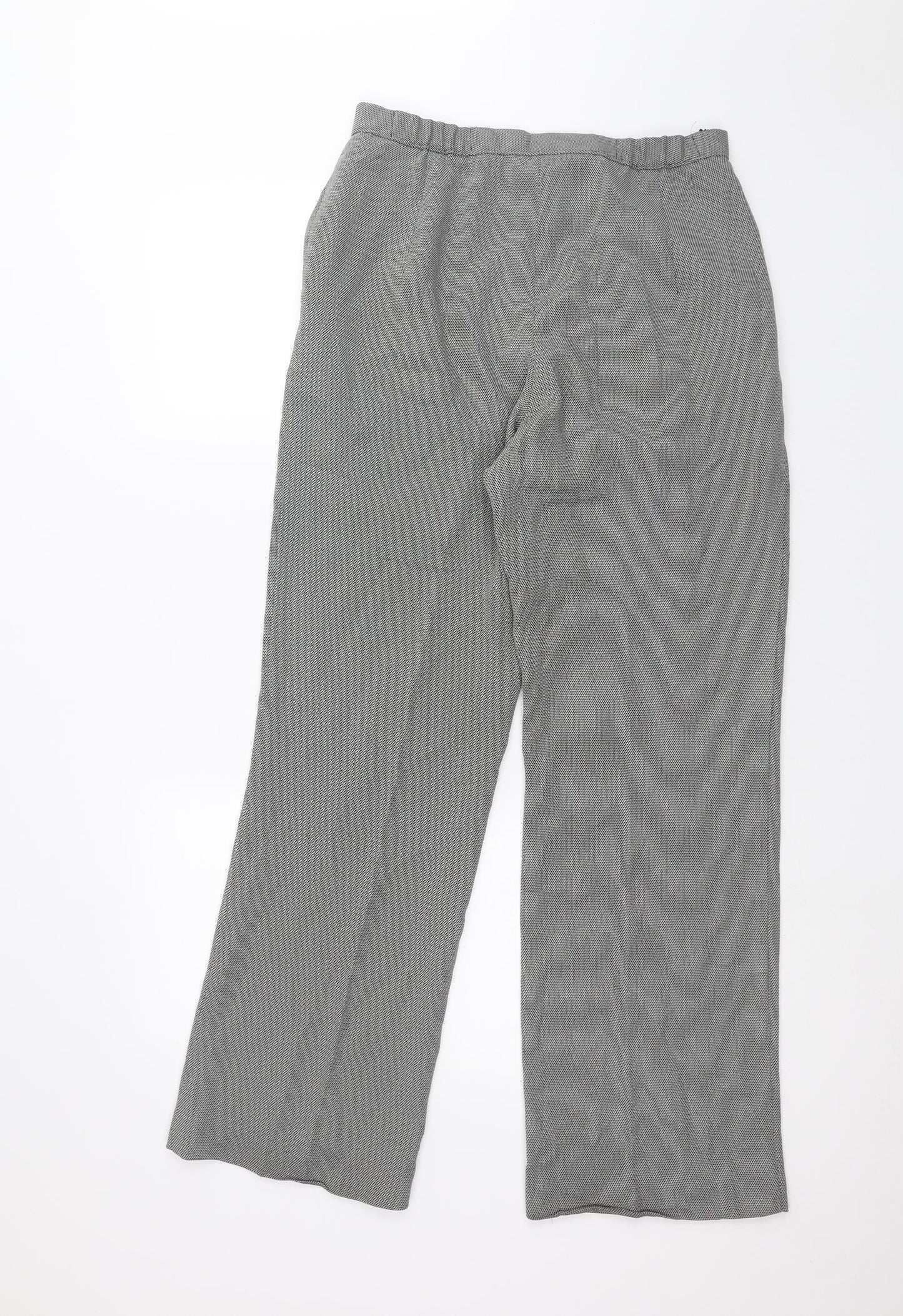 Womens UK Size 12 Marks and Spencer Regular Fit  Black Trousers