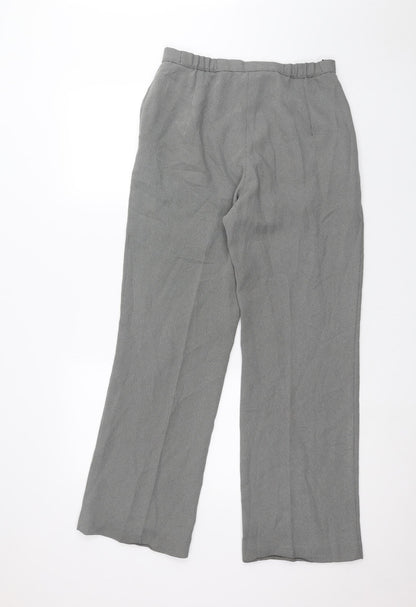 Womens UK Size 12 Marks and Spencer Regular Fit  Black Trousers