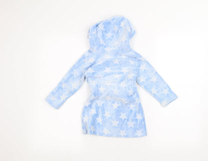 Baby Baby Black Solid  Babydoll Robe Size 12-18 Months