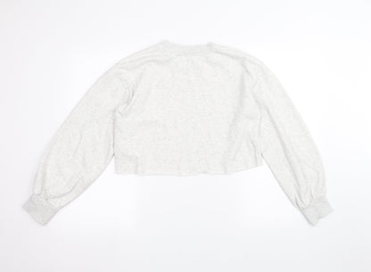 Womens UK Size S H&M White Pullover Jumper