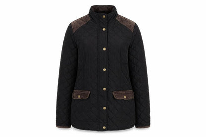 Womens UK Size 10 Papaya Black Pea Coat