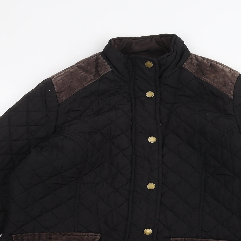 Papaya Womens Black   Pea Coat Coat Size 10