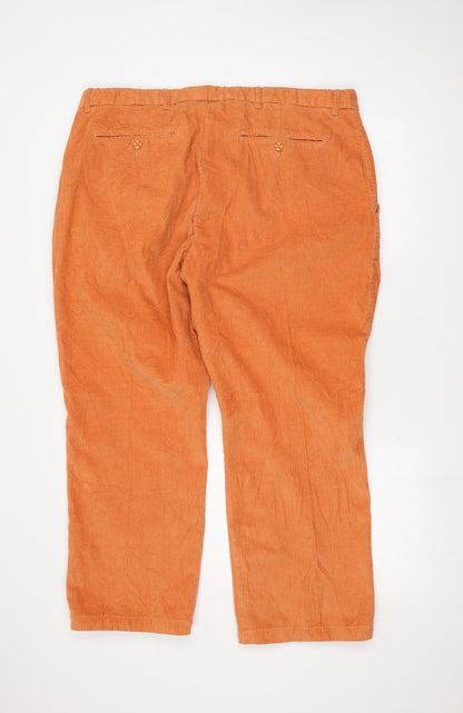 Womens UK Size 40 in Preworn Regular Fit  Orange Trousers