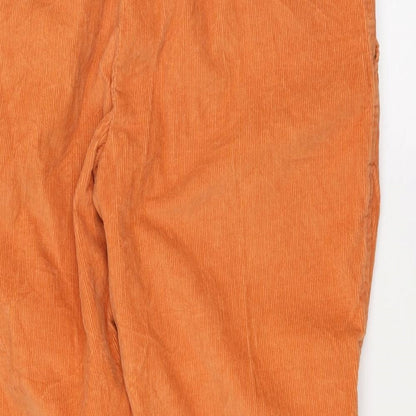 Womens UK Size 40 in Preworn Regular Fit  Orange Trousers
