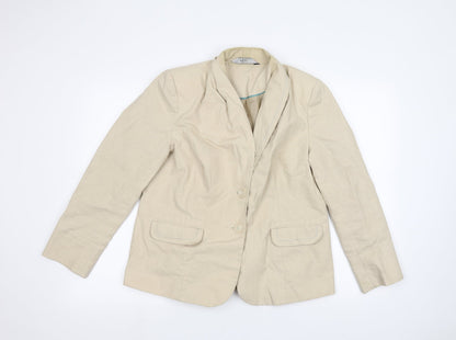 BM Womens Beige   Jacket  Size 16