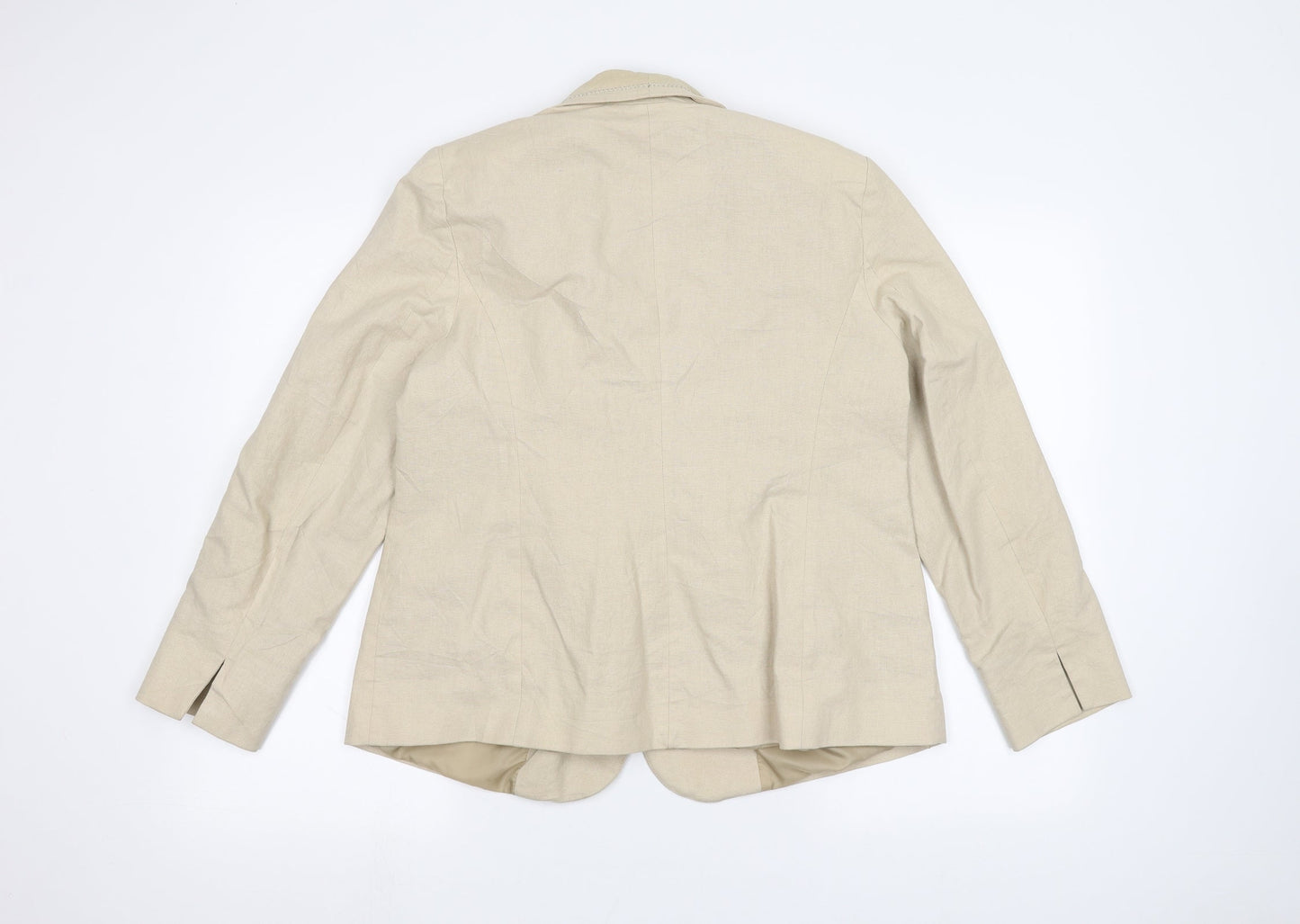 BM Womens Beige   Jacket  Size 16