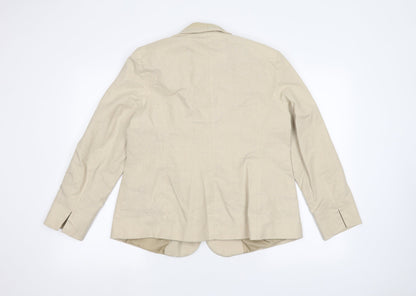 BM Womens Beige   Jacket  Size 16