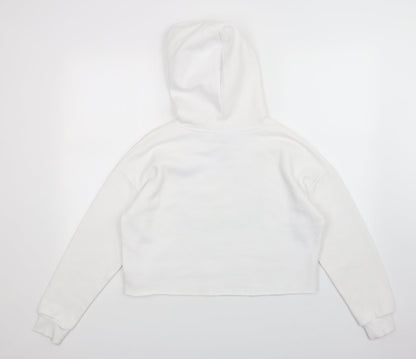 New Look Girls White   Pullover Hoodie Size 14-15 Years