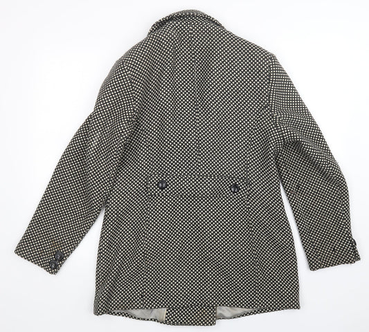 Berkertex Womens Multicoloured Polka Dot  Overcoat Coatigan Size 14
