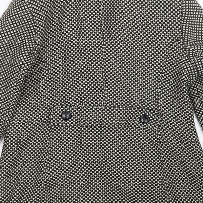 Berkertex Womens Multicoloured Polka Dot  Overcoat Coatigan Size 14