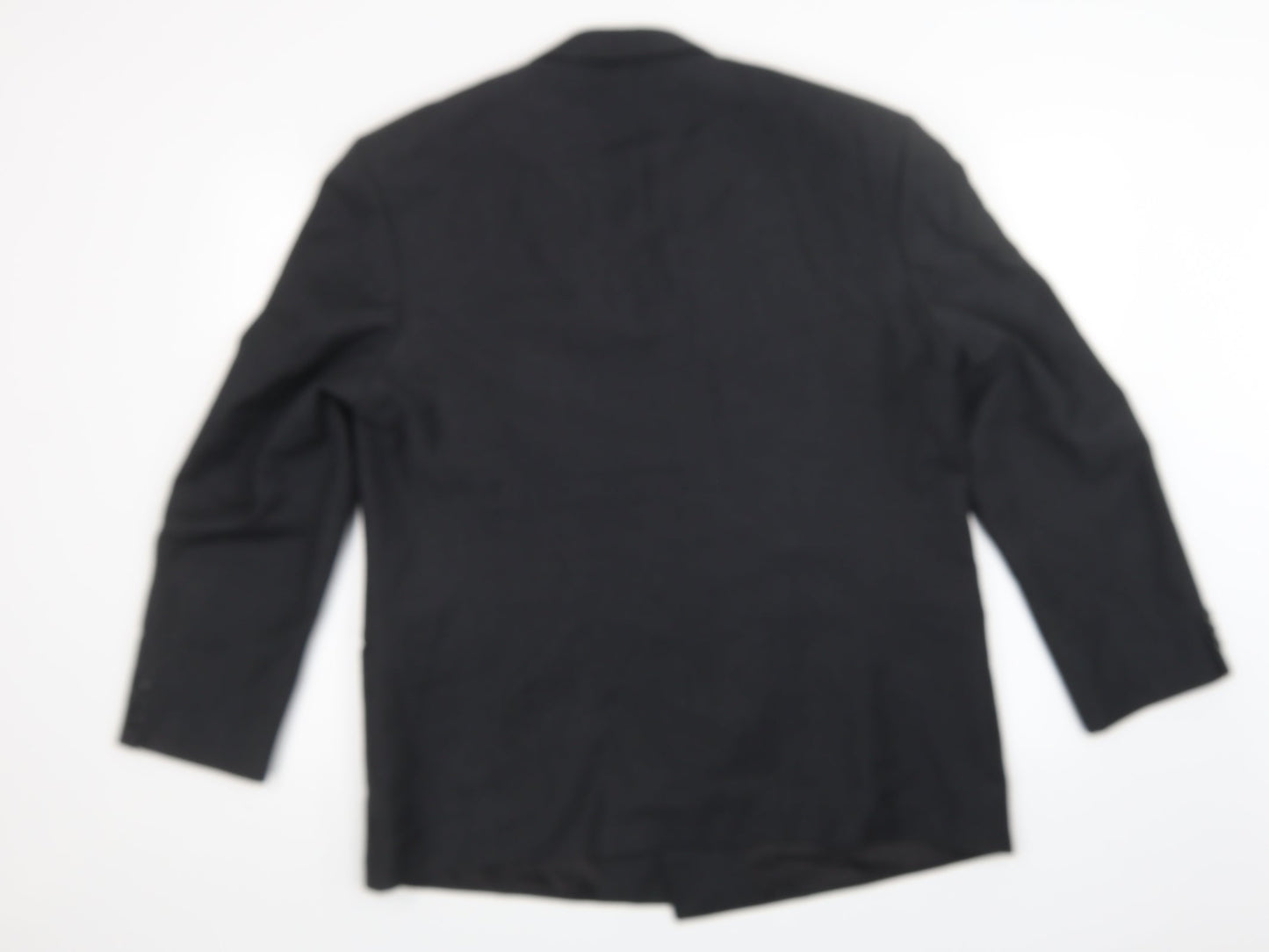 Mens UK Size  Preworn Regular Black Suit Jacket