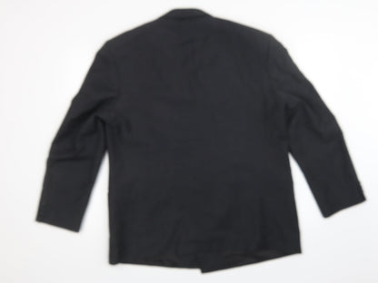 Mens UK Size  Preworn Regular Black Suit Jacket