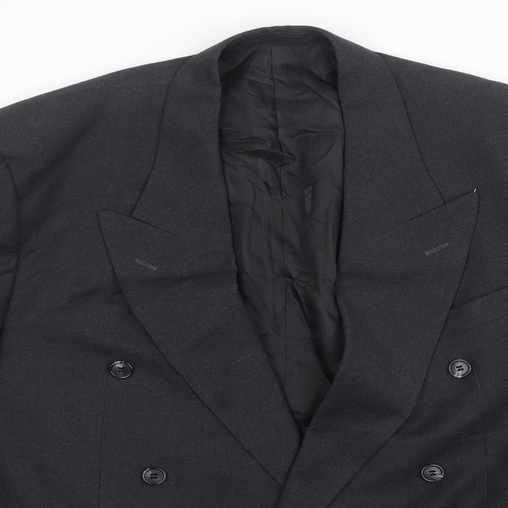 Mens UK Size  Preworn Regular Black Suit Jacket