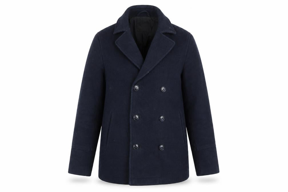 Womens UK Size S ASOS Blue Overcoat