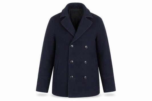 Womens UK Size S ASOS Blue Overcoat