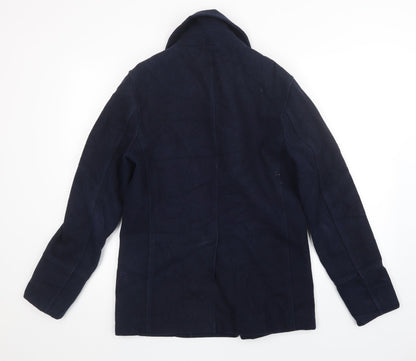 Womens UK Size S ASOS Blue Overcoat