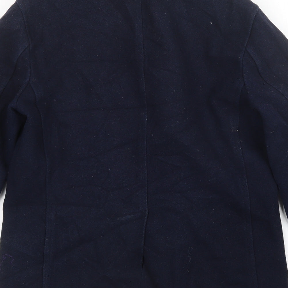 Womens UK Size S ASOS Blue Overcoat
