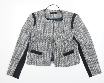Womens UK Size 14 Dorothy Perkins Grey Shrug Jumper