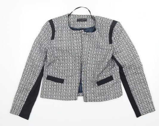 Womens UK Size 14 Dorothy Perkins Grey Shrug Jumper