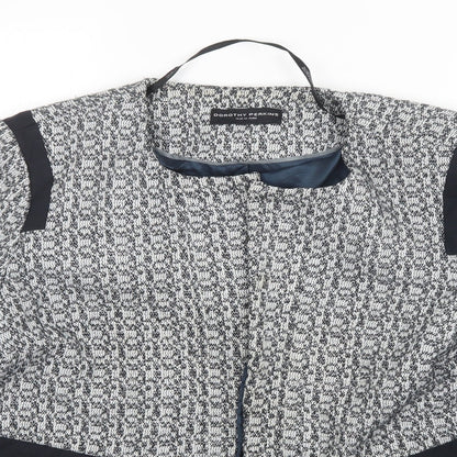 Womens UK Size 14 Dorothy Perkins Grey Shrug Jumper