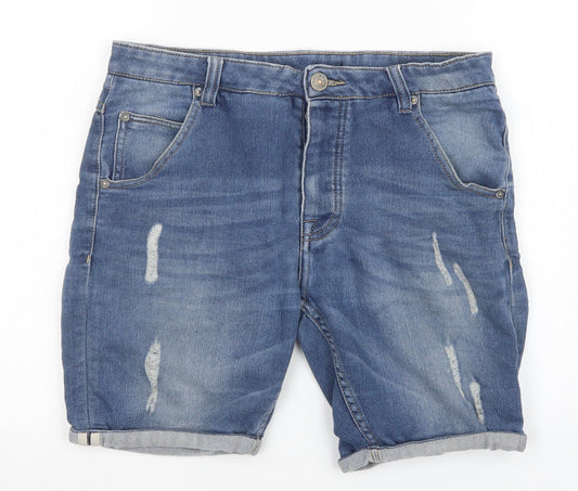 Womens UK Size S Preworn Regular Fit Cut-Off Shorts