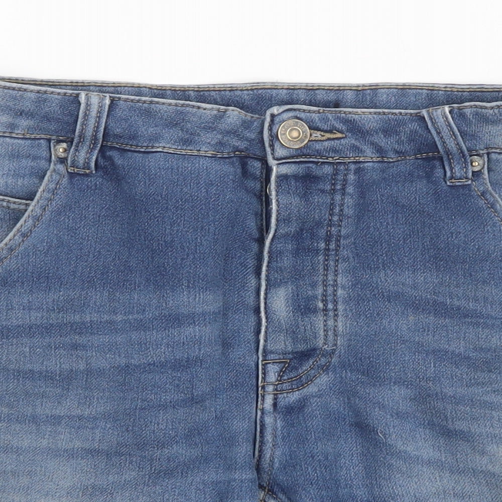 Womens UK Size S Preworn Regular Fit Cut-Off Shorts