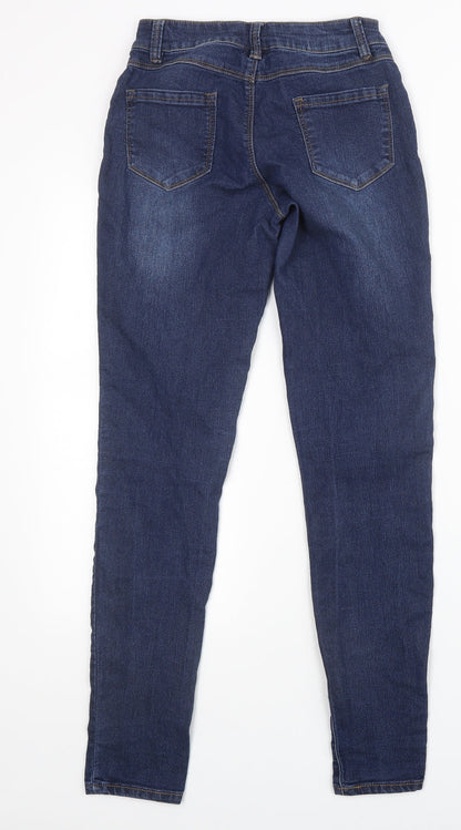 Blue Spice Womens Blue   Skinny Jeans Size M L31 in