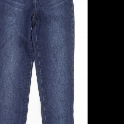 Blue Spice Womens Blue   Skinny Jeans Size M L31 in