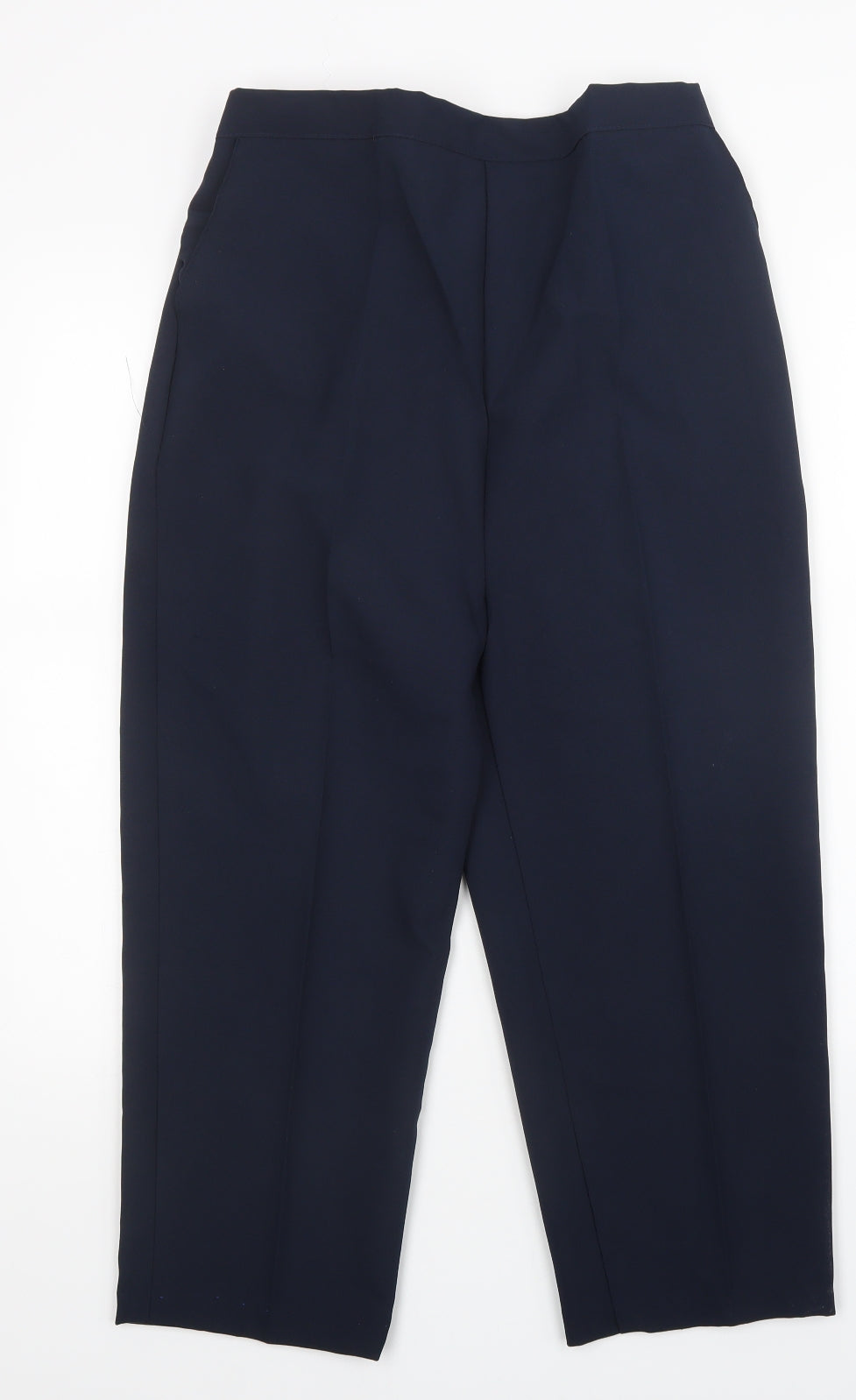 Womens UK Size 14 Preworn Regular Fit  Blue Trousers