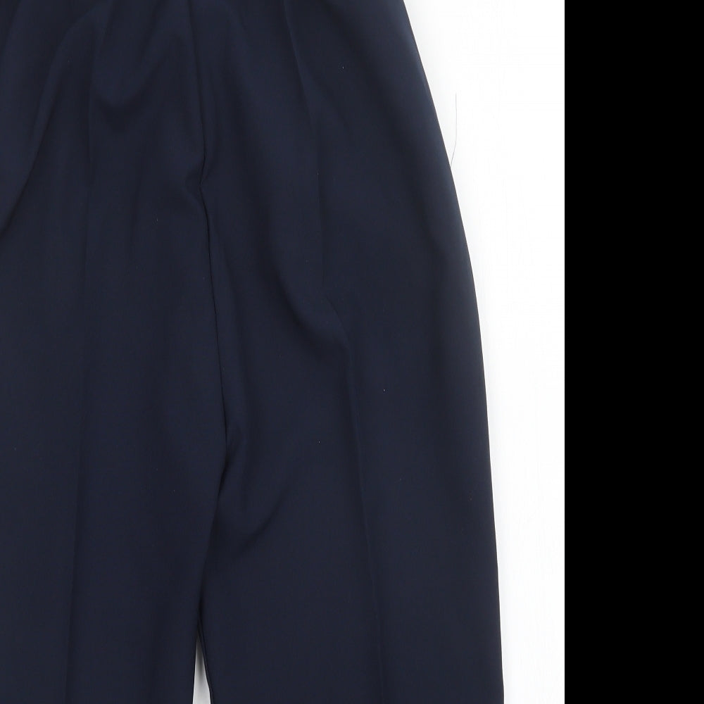 Womens UK Size 14 Preworn Regular Fit  Blue Trousers