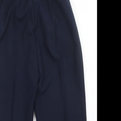 Womens UK Size 14 Preworn Regular Fit  Blue Trousers