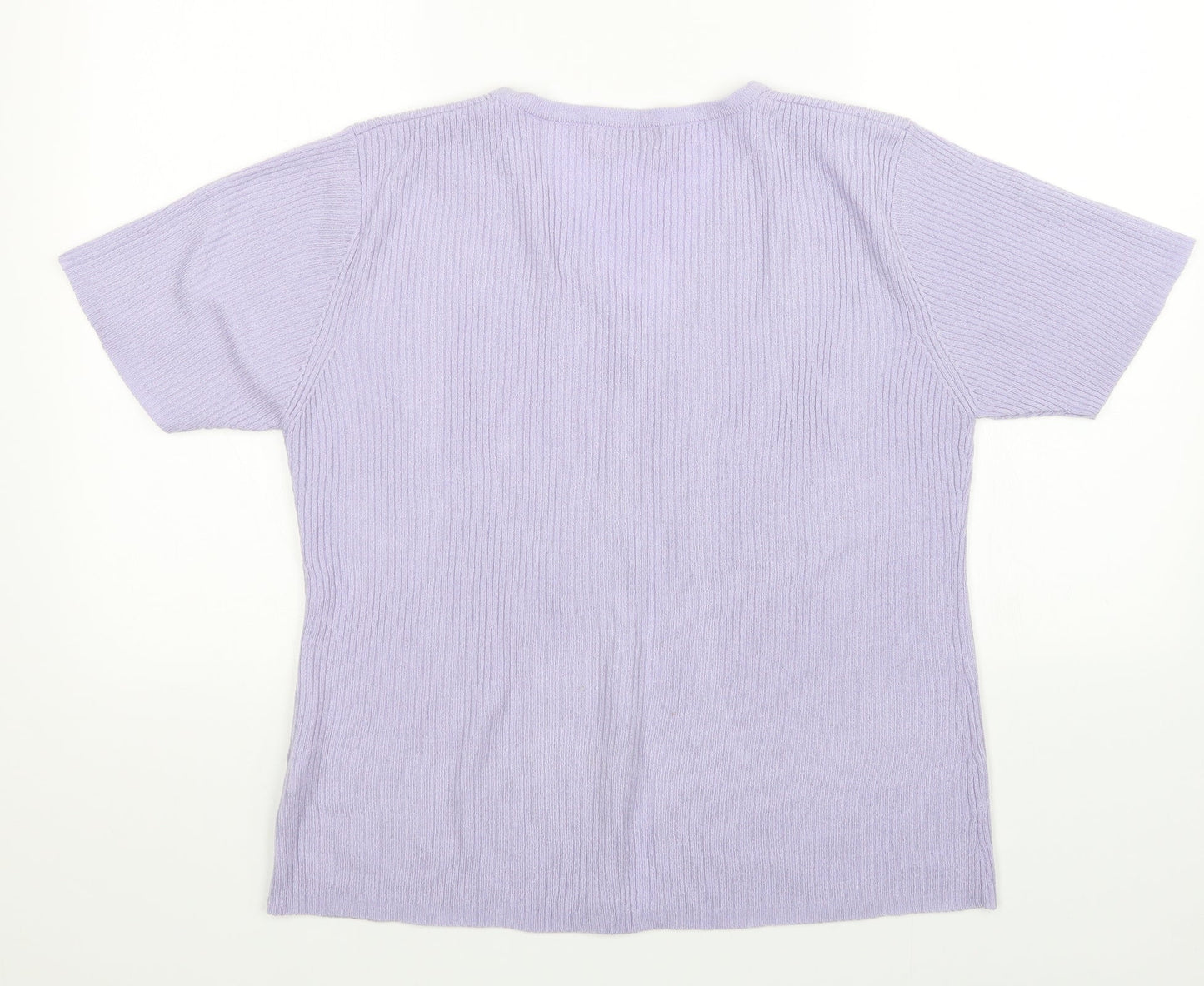 Womens UK Size L Bonmarché Purple Cardigan Jumper