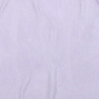 Womens UK Size L Bonmarché Purple Cardigan Jumper