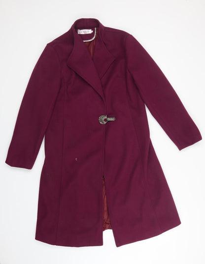 Preworn Womens Purple   Overcoat Coat