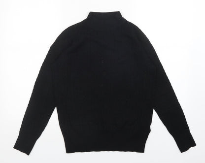 Womens UK Size 10 Papaya Black Pullover Jumper