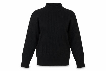 Womens UK Size 10 Papaya Black Pullover Jumper