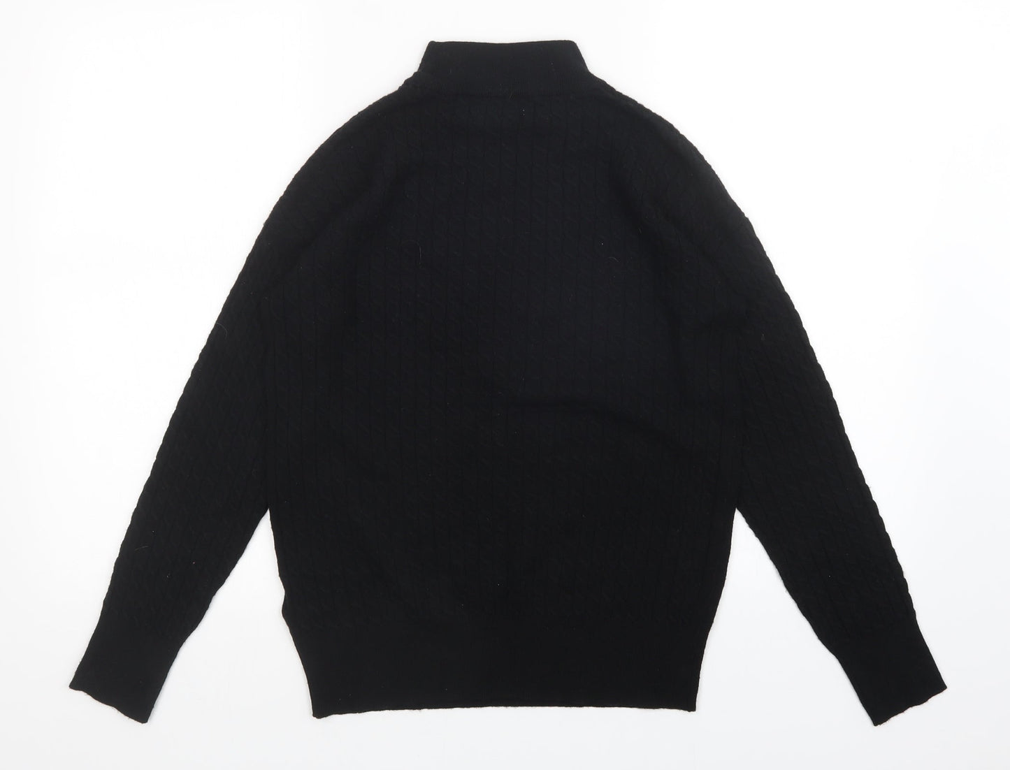 Womens UK Size 10 Papaya Black Pullover Jumper