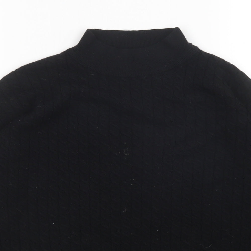 Womens UK Size 10 Papaya Black Pullover Jumper