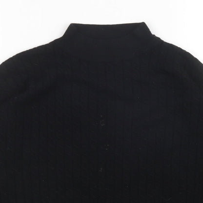 Womens UK Size 10 Papaya Black Pullover Jumper