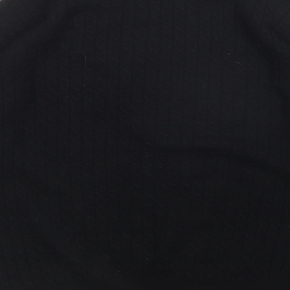 Womens UK Size 10 Papaya Black Pullover Jumper