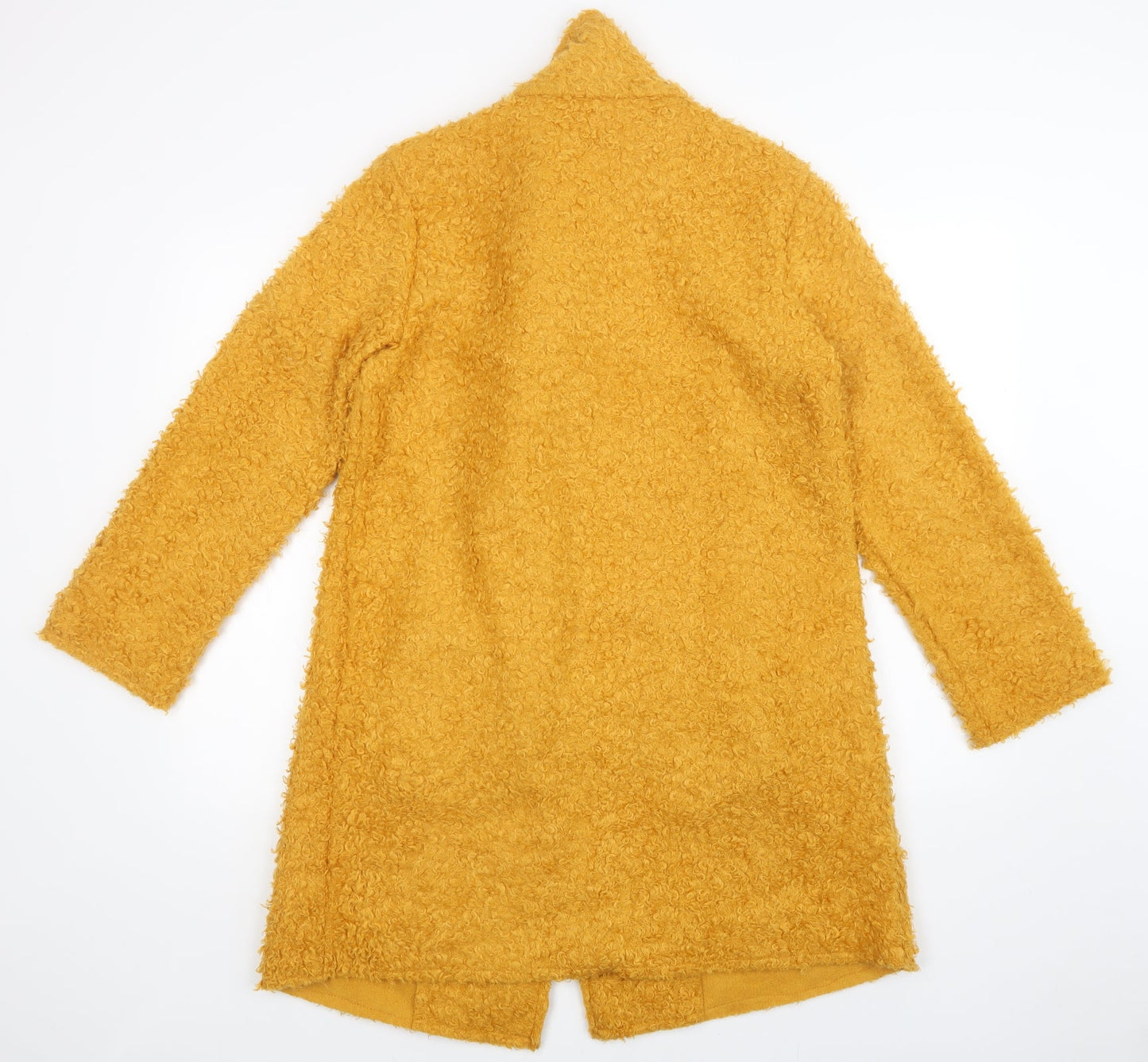 Womens UK Size  Preworn Yellow Overcoat